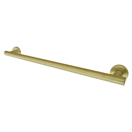 Kingston Brass GBS1432CS7 32-Inch x 1-1/4 Inch O.D Grab Bar, Brushed Brass GBS1432CS7